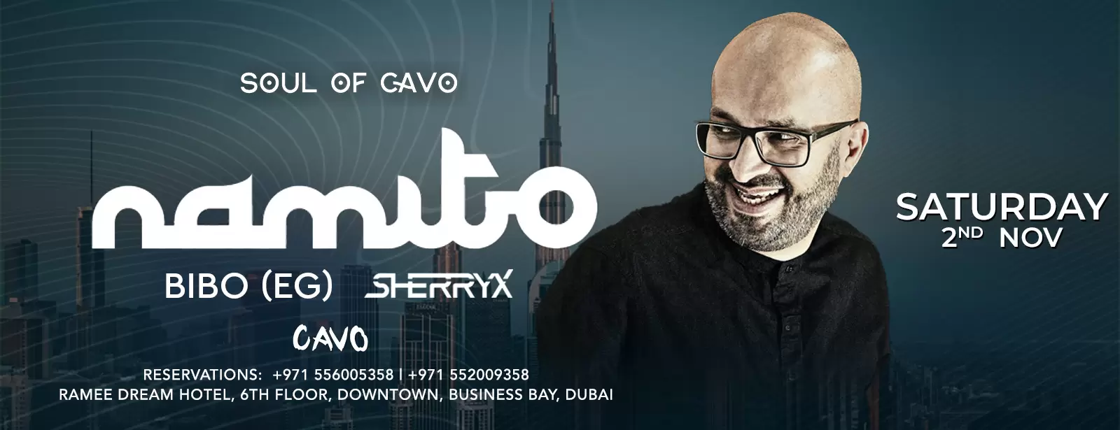 Soul of Cavo presents Namito Live in Dubai