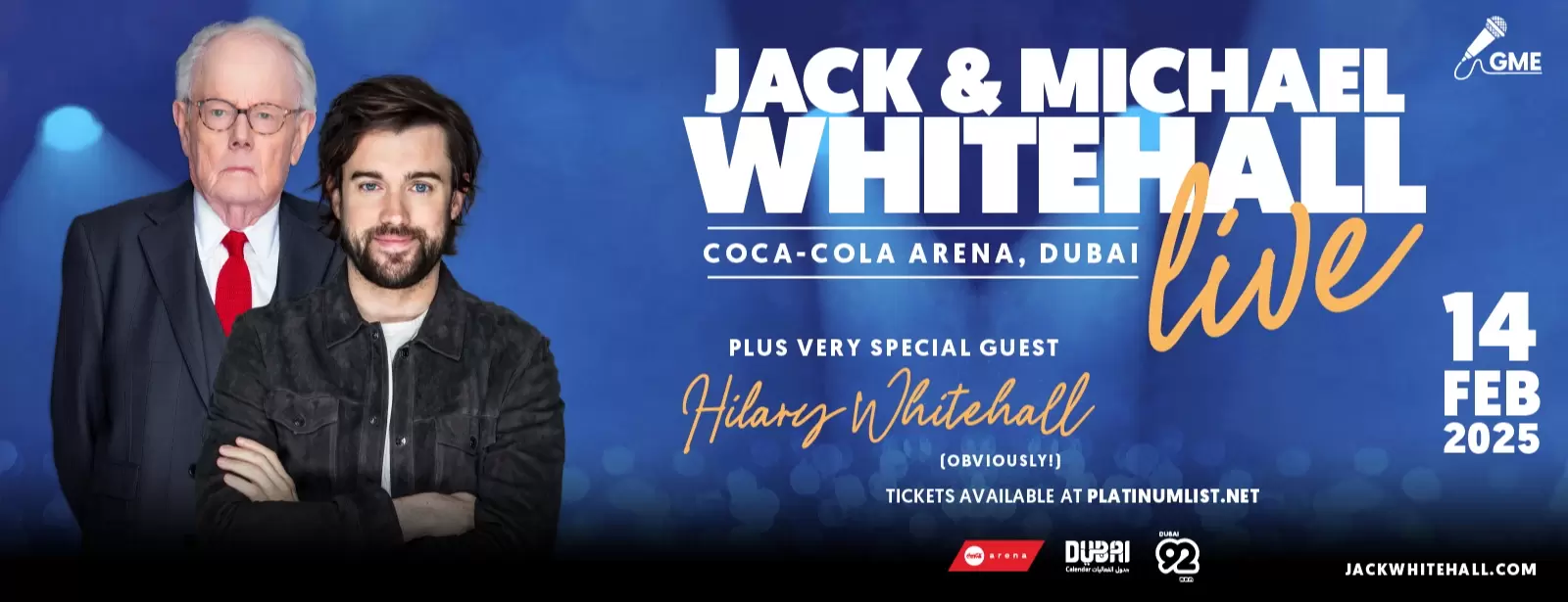 Jack & Michael Whitehall Live at Coca-Cola Arena in Dubai