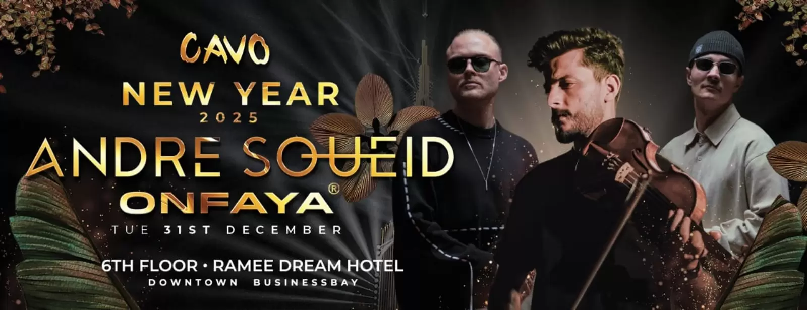 New Year’s Eve with Andre Soueid at Cavo in Dubai