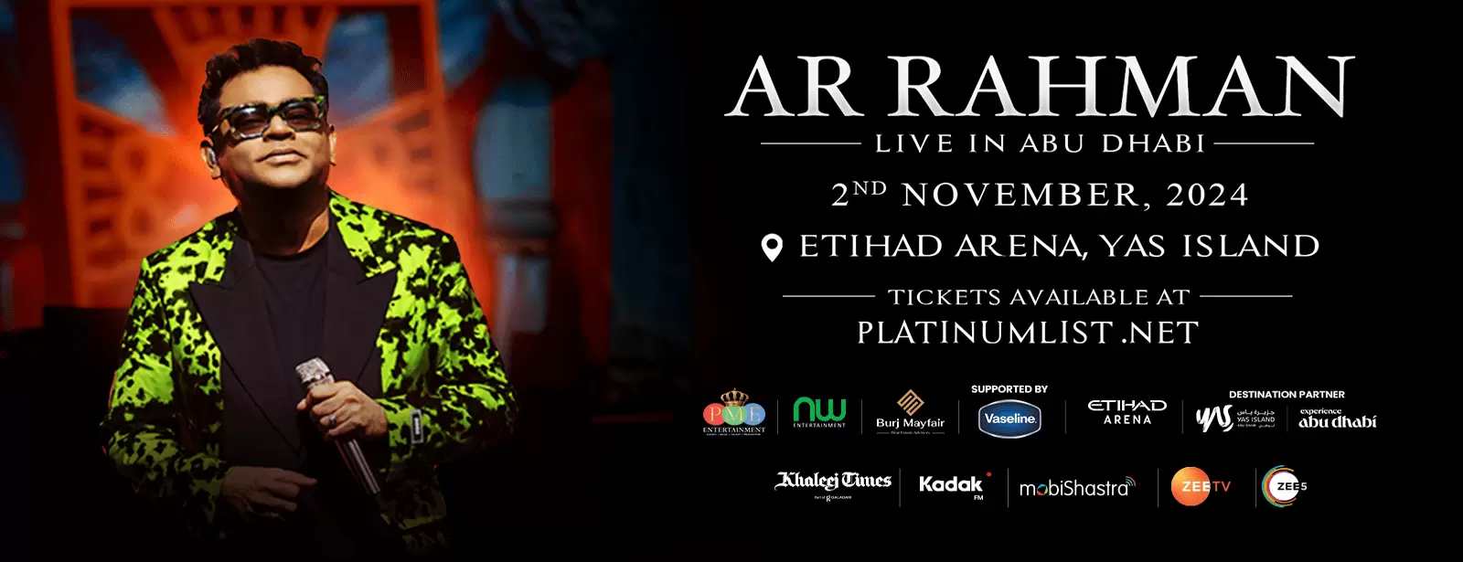 AR Rahman Live In Concert 2024 at Etihad Arena, Abu Dhabi