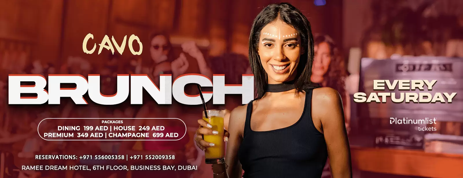Saturday Brunch at Cavo in Dubai