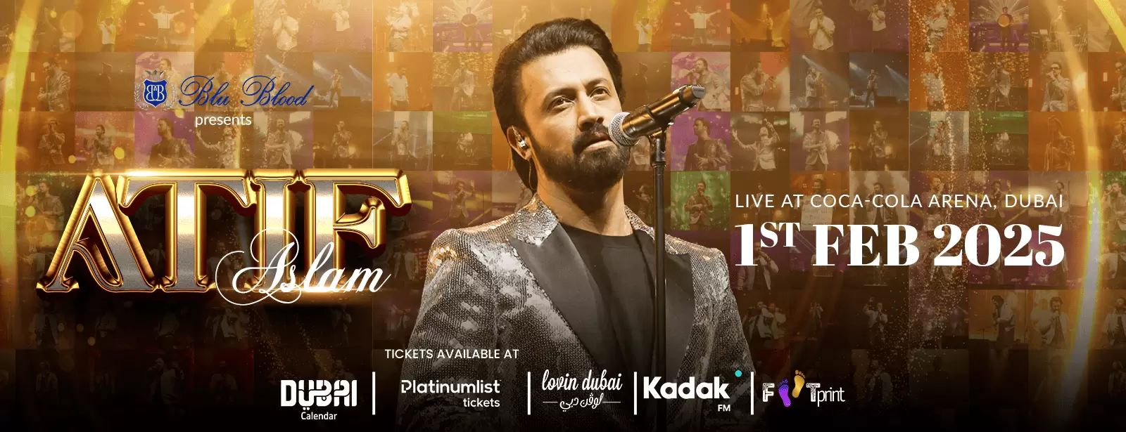 Atif Aslam Live in Coca-Cola Arena in Dubai