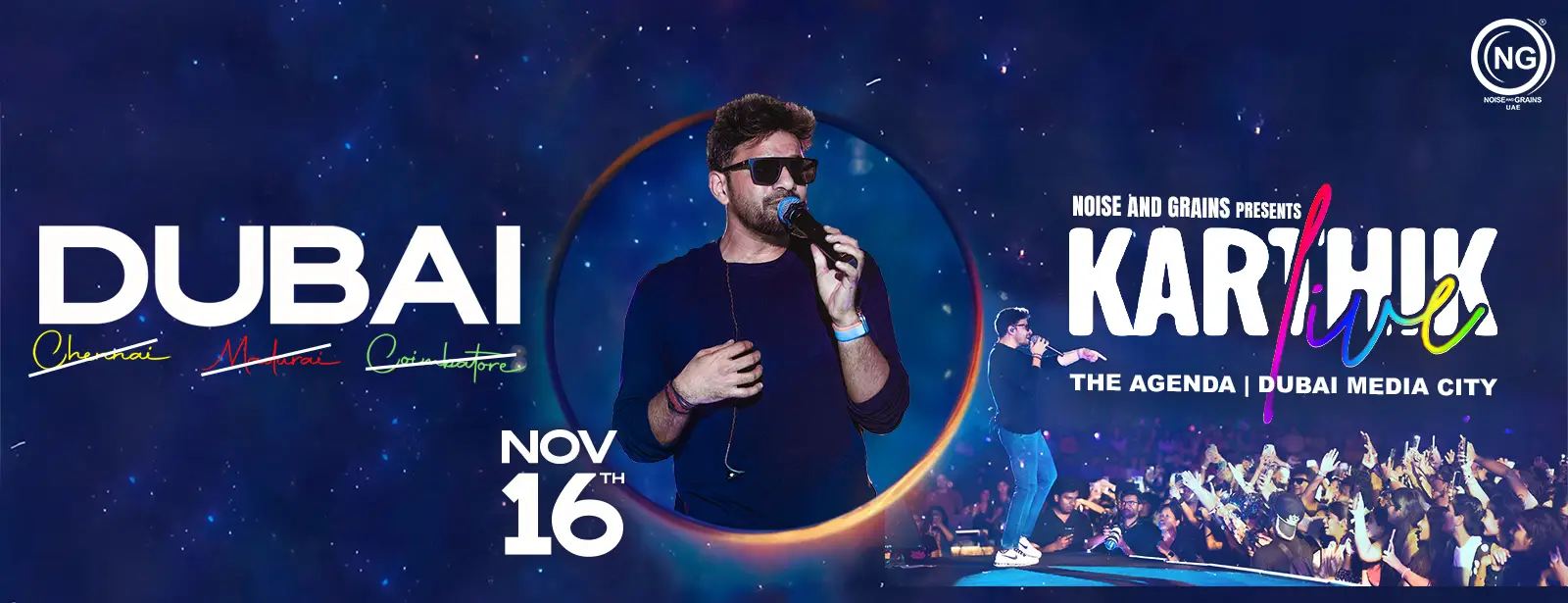 Karthik Live at The Agenda in Dubai