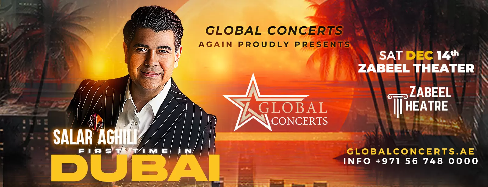Salar Aghili By Global Concerts at Zabeel Theatre