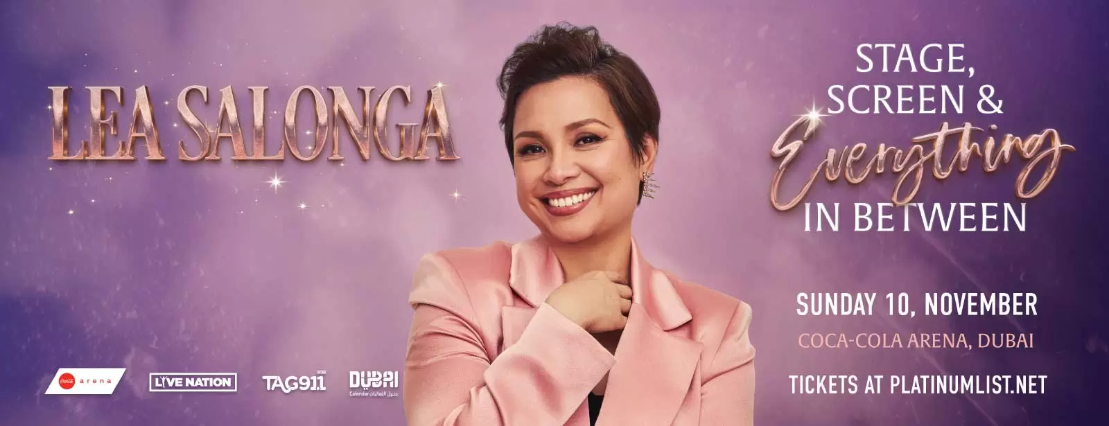 Lea Salonga Live at Coca-Cola Arena in Dubai