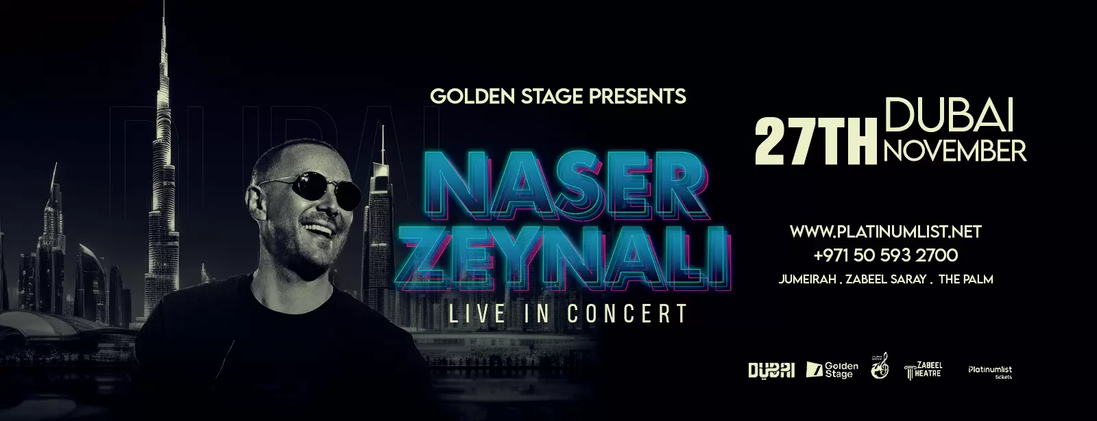 Naser Zeynali Live in Dubai at Zabeel Theatre in Dubai