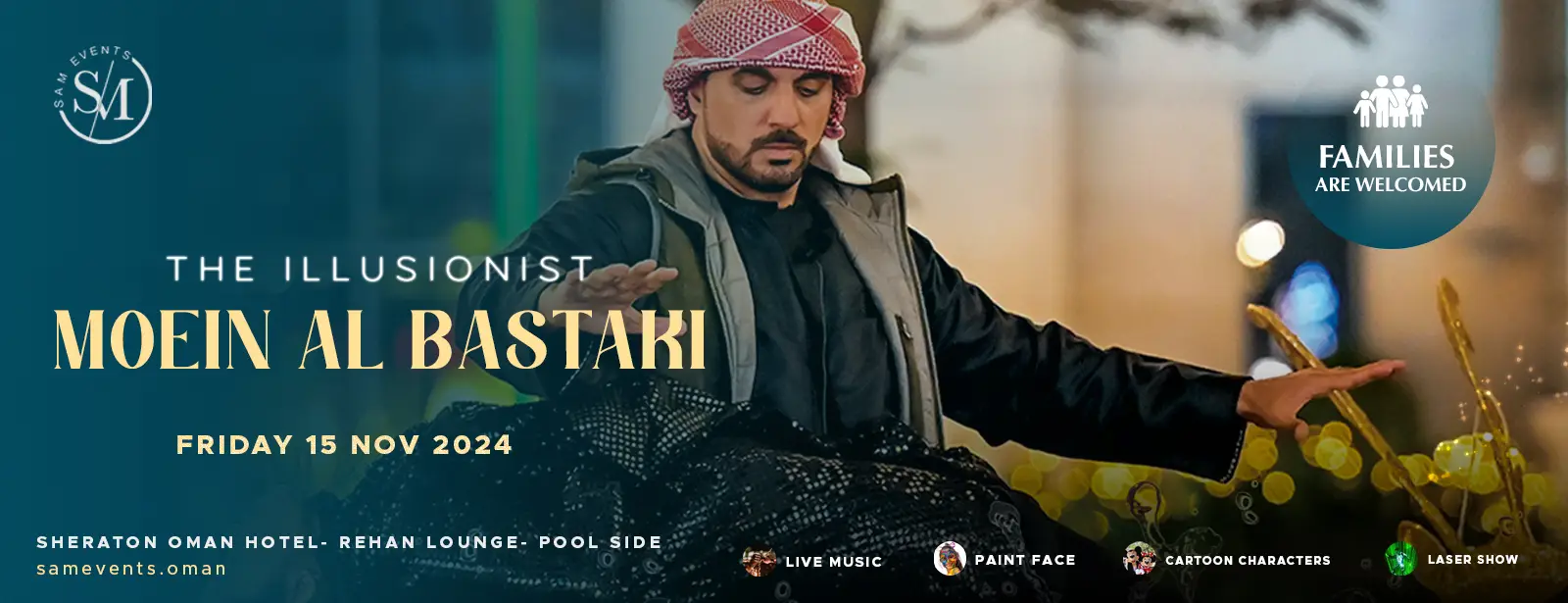 The Illusionist Moein Al Bastaki in Muscat