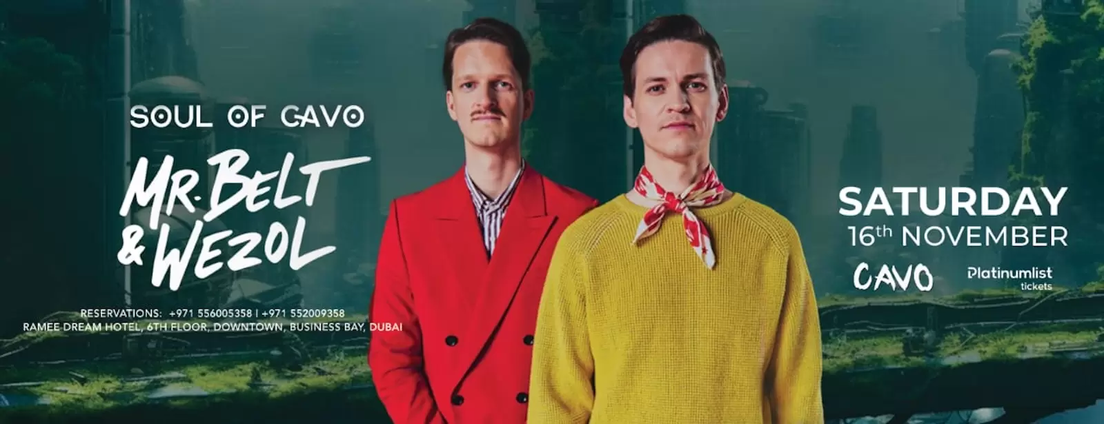Soul of Cavo presents Mr. Belt & Wezol Live in Dubai