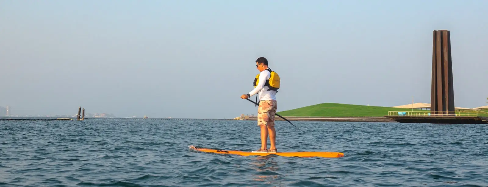 Paddling at MIA Park