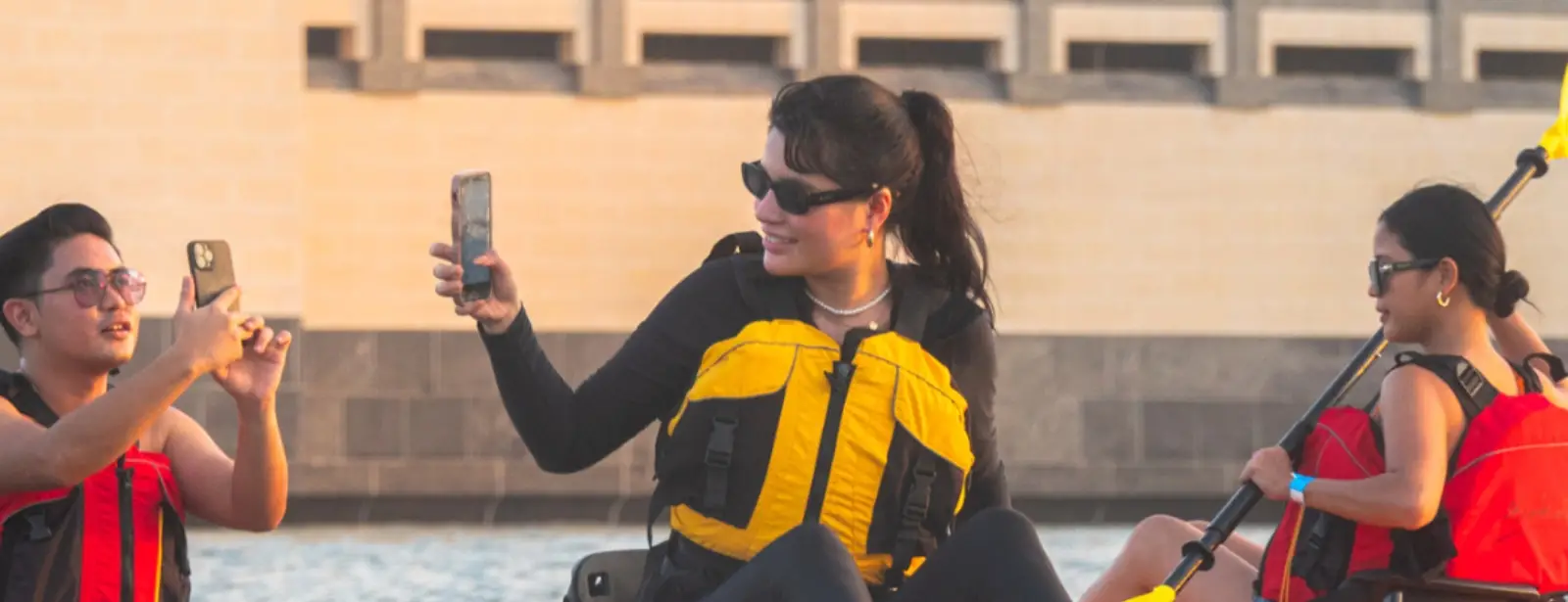 Paddling at MIA Park