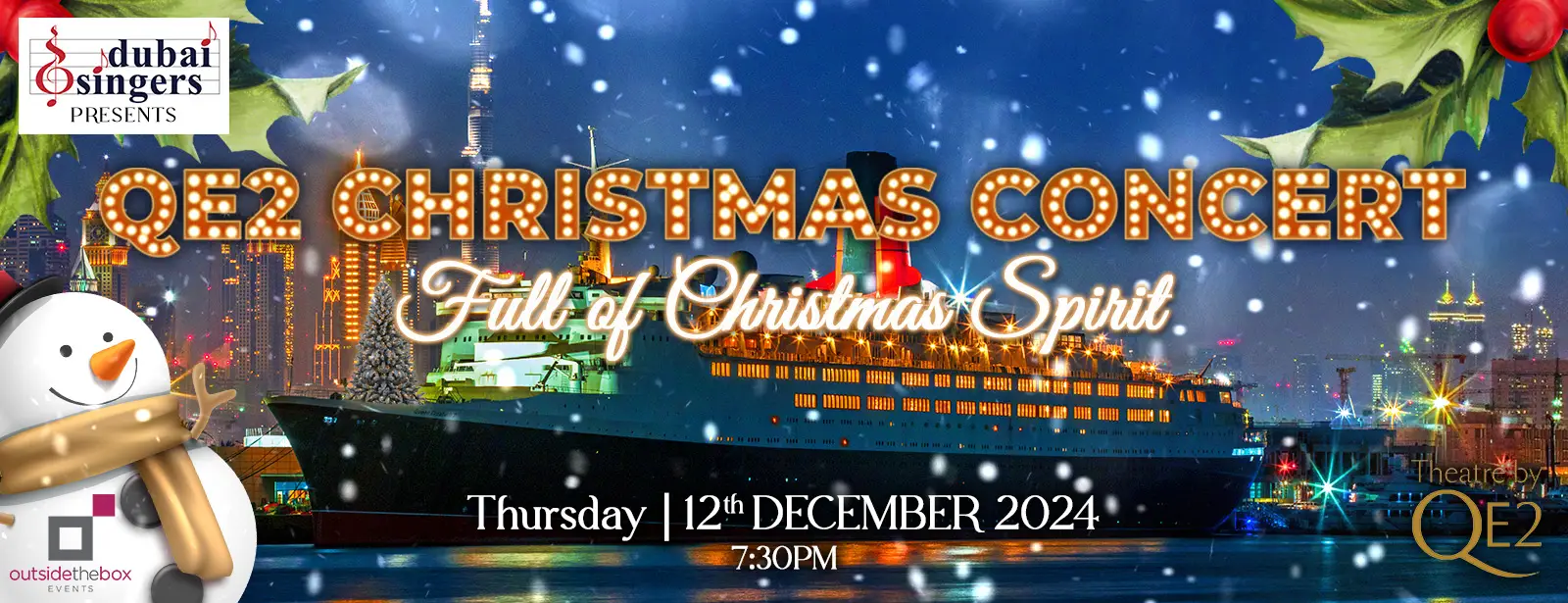 QE2 Christmas Concert in Dubai