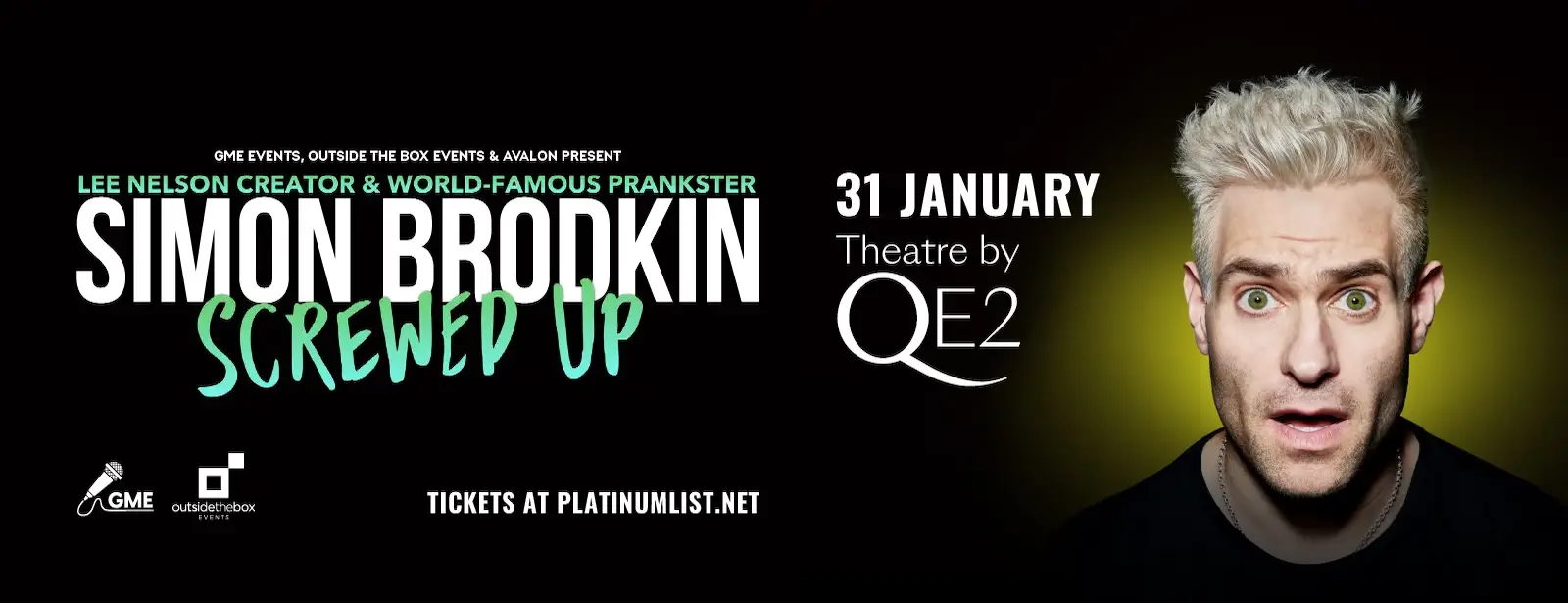 Simon Brodkin at Theatre by QE2 in Dubai
