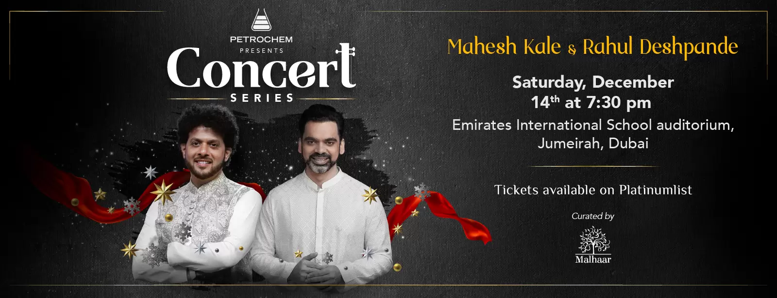 Concert Series Featuring Rahul Deshpande & Mahesh Kale in Dubai