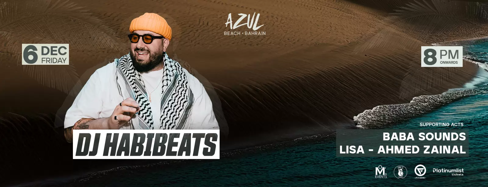 DJ Habibeats at Azul Beach, Bahrain