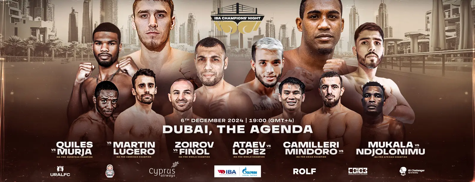 IBA Champions’ Night at The Agenda, Dubai