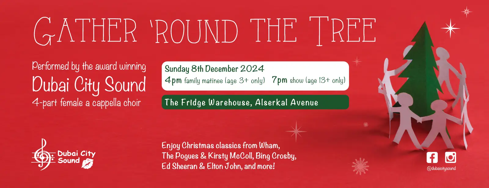 Christmas Concert with Dubai City Sound Choir at The Fridge in Dubai