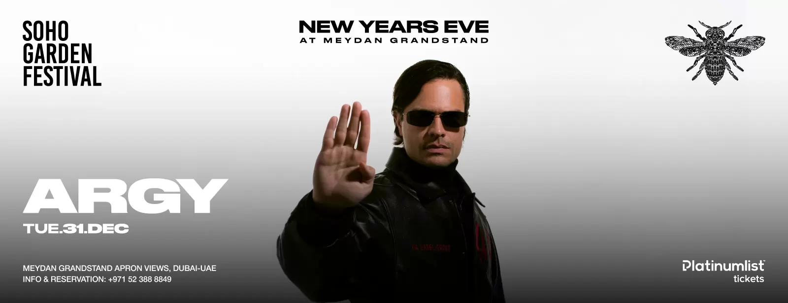 ARGY on NYE at Soho Garden Festival - Meydan Grandstand, Dubai