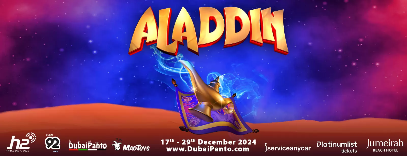 Experience Aladdin in Dubai's Enchanting Christmas Pantomime at Jumeirah Beach Hotel