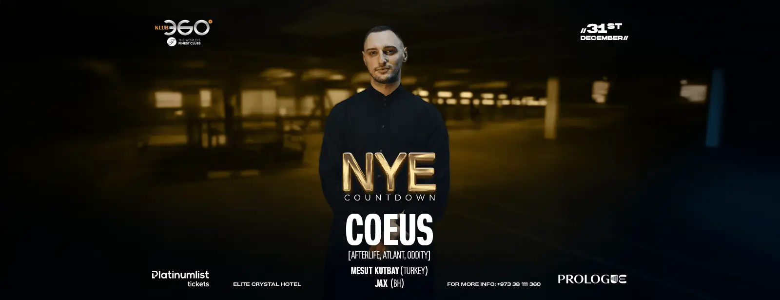 NYE Countdown at Prologue Nights/Klub360