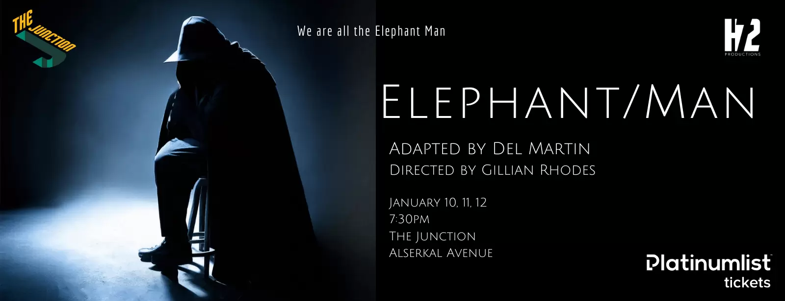 Elephant/Man at The Junction in Dubai