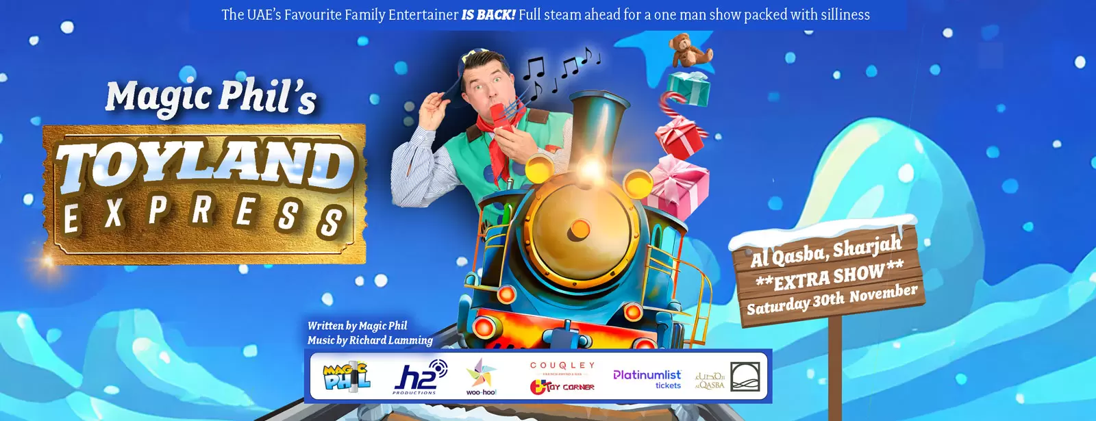 Magic Phil's Toyland Express in Al Qasba, Sharjah