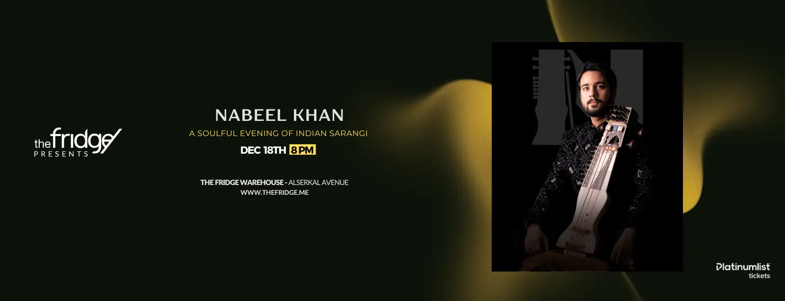 The Fridge Presents: Nabeel Khan – A Journey Through the Soulful Sounds of the Sarangi in Dubai