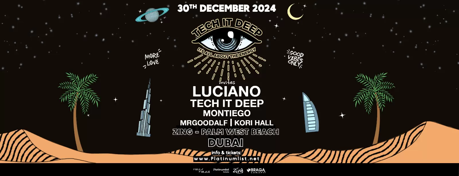 NYE Weekend: Tech it Deep Invites Luciano