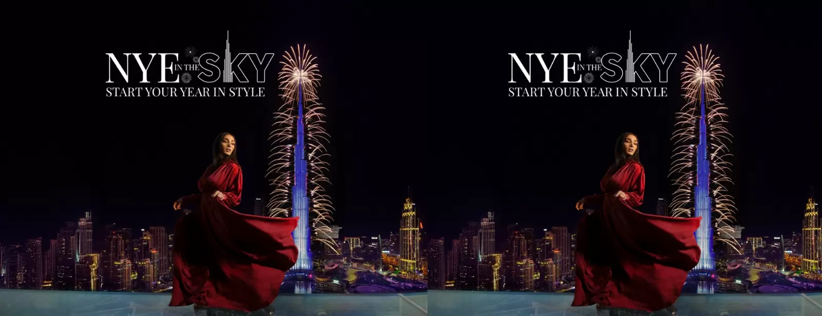 NYE 2025 with Dinner at Sky Views Observatory