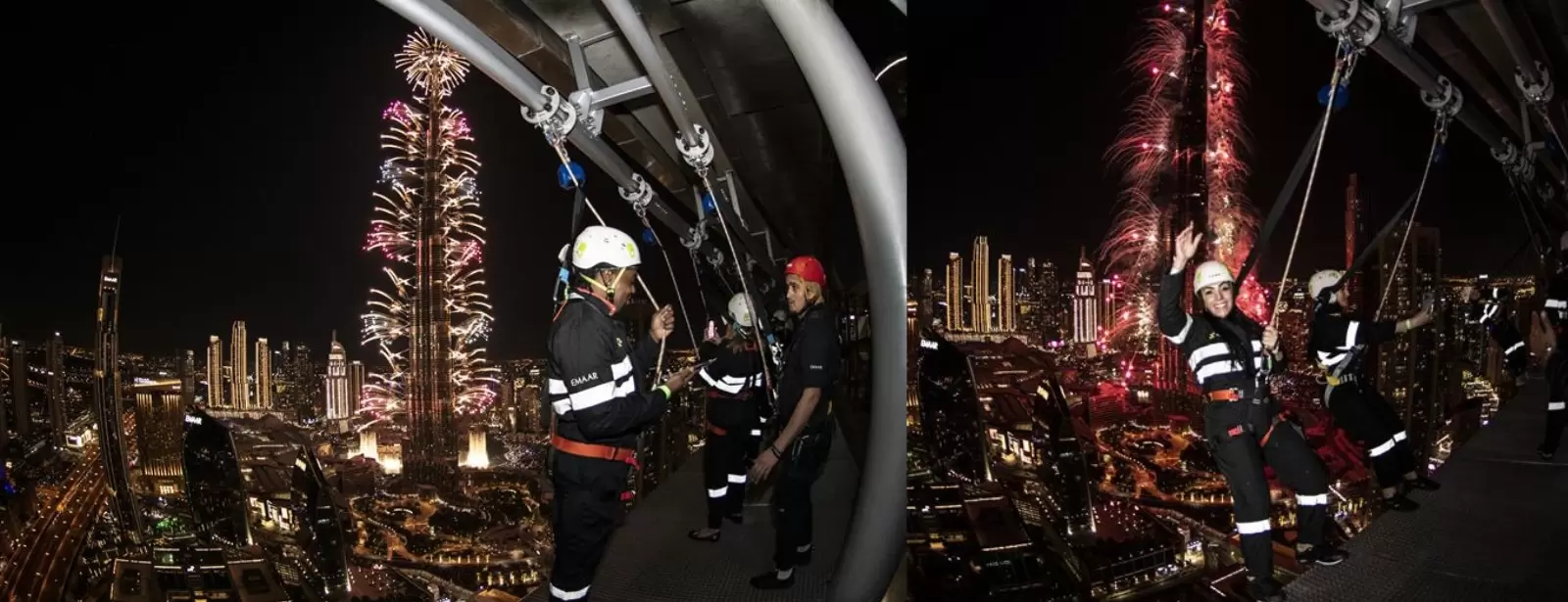 NYE 2025 with Dinner at Sky Views Observatory +  Edge Walk Experience