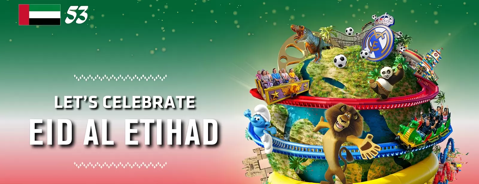 Dubai Parks and Resorts -  Motiongate, Legoland and Legoland Waterpark Dubai