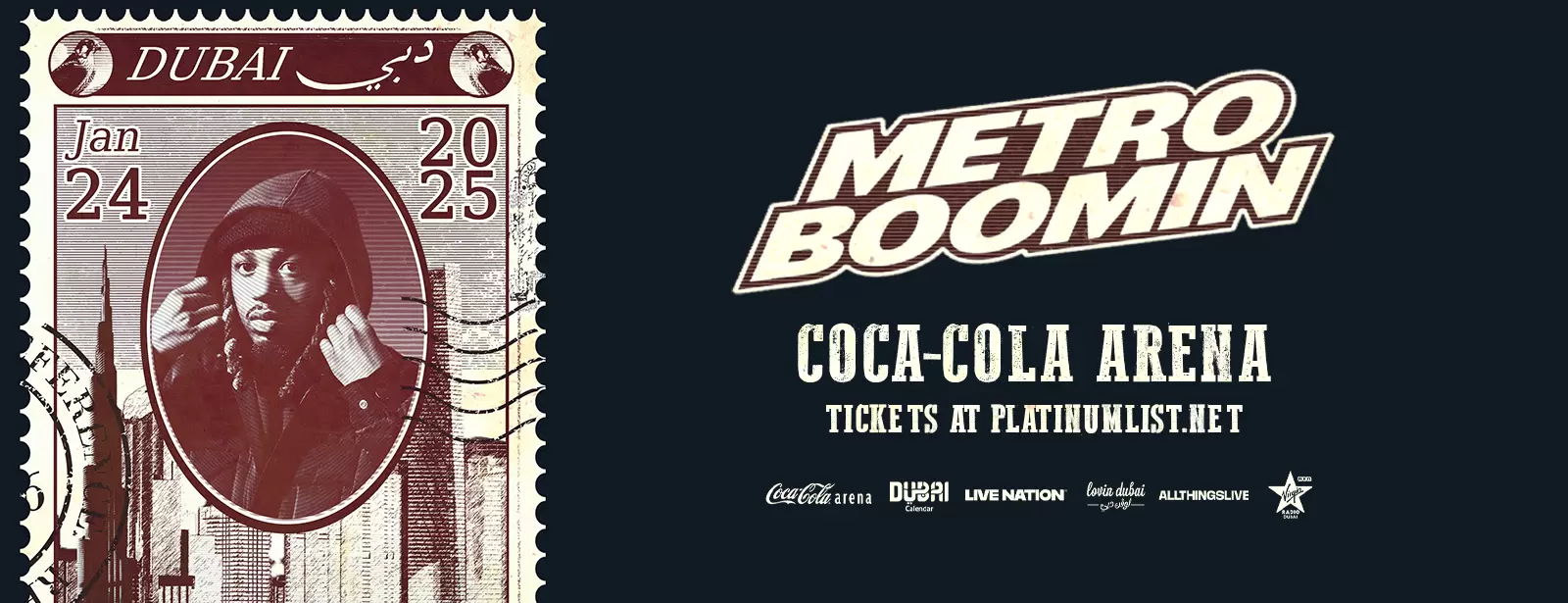 Metro Boomin Live at Coca-Cola Arena in Dubai
