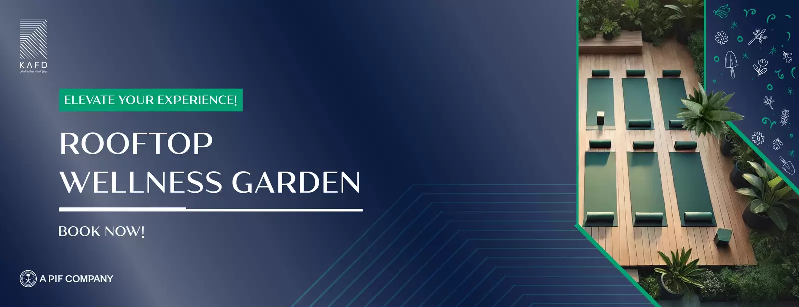 Rooftop Wellness Garden at KAFD in Riyadh