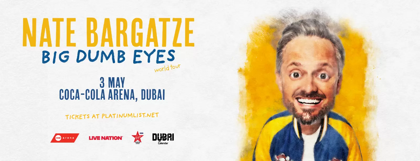 Nate Bargatze Live at Coca-Cola Arena,Dubai