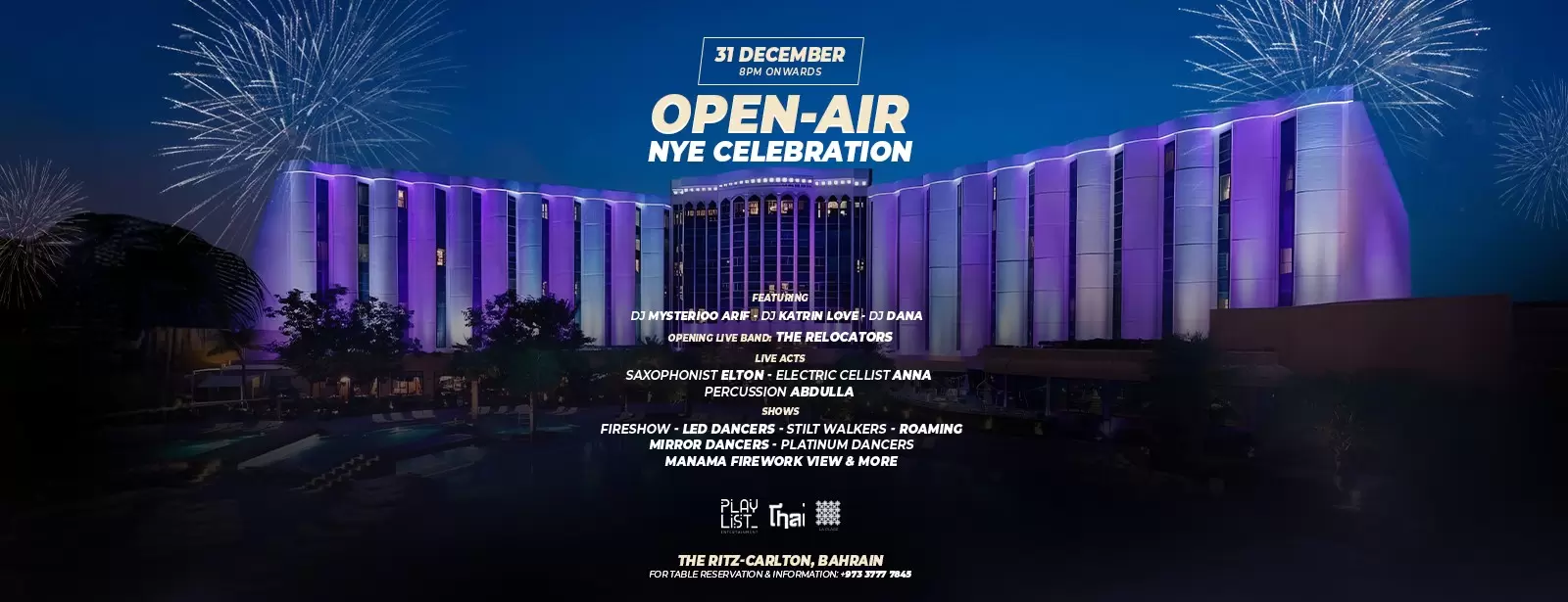 The Ritz-Carlton NYE Celebration in Bahrain