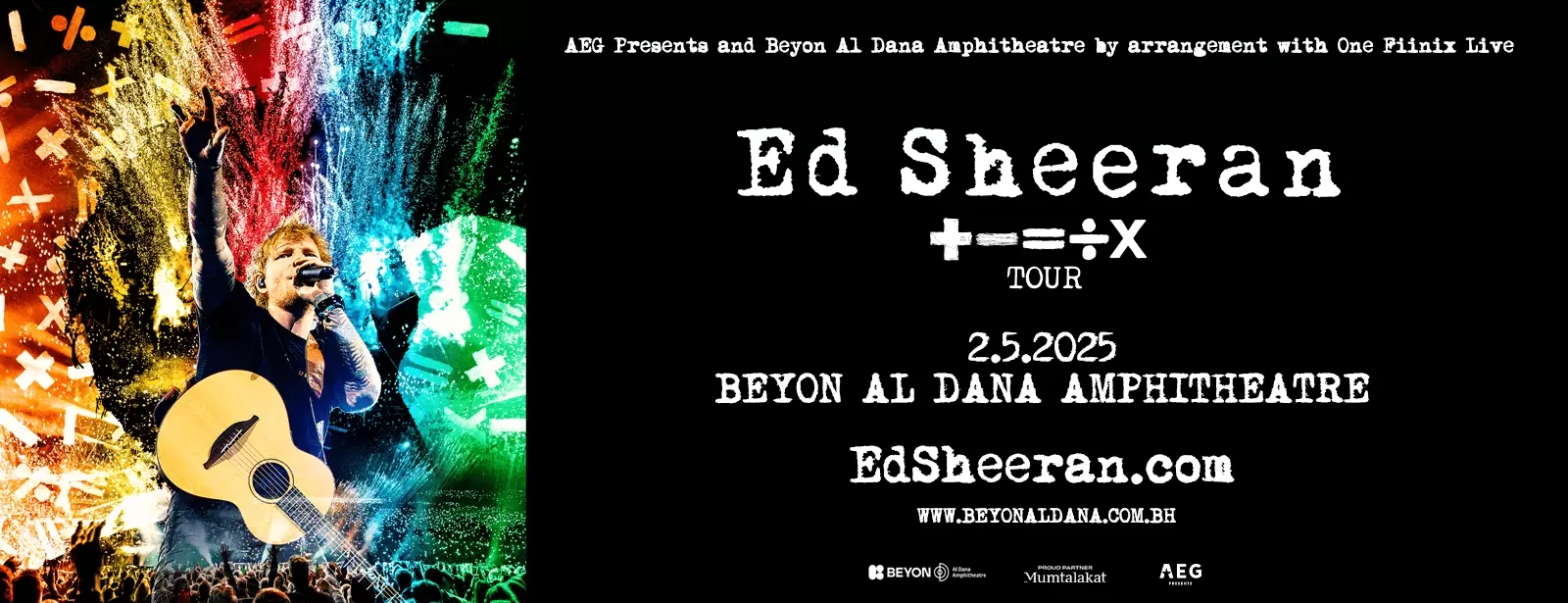 Ed Sheeran at Beyon Al Dana Amphitheatre, Bahrain