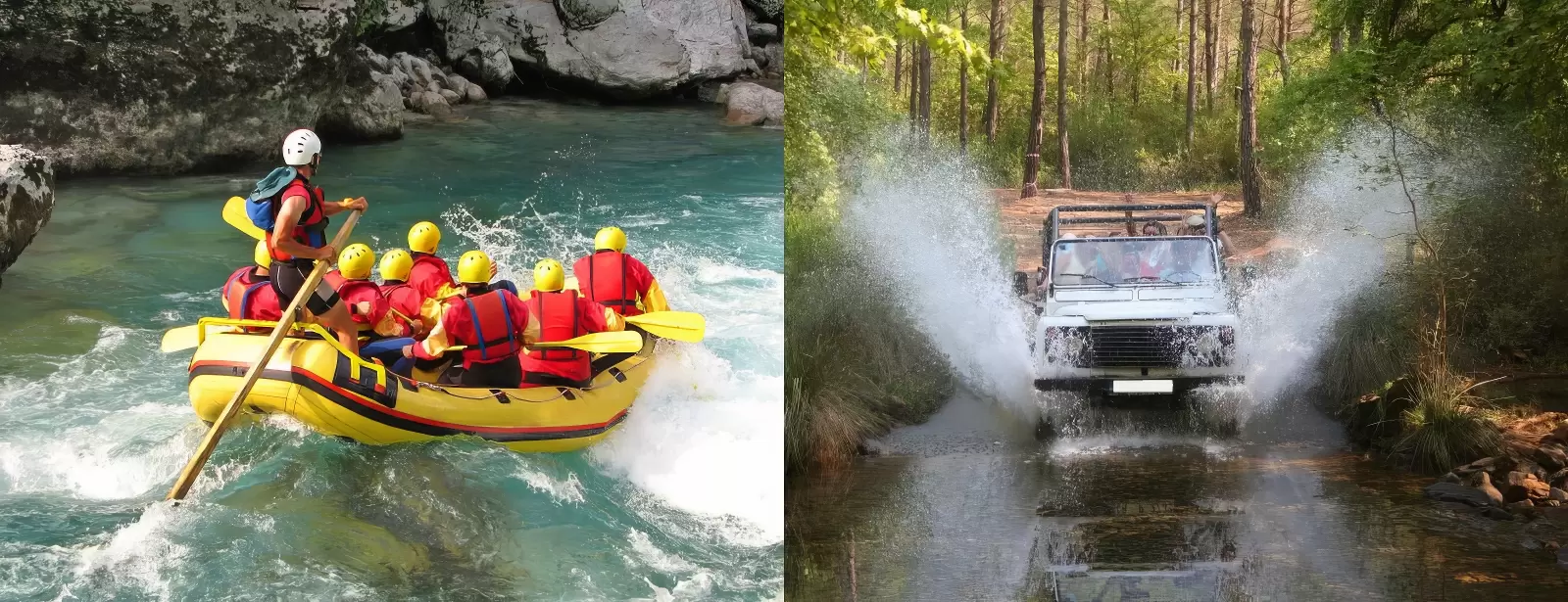 Jeep Safari & Rafting from Alanya