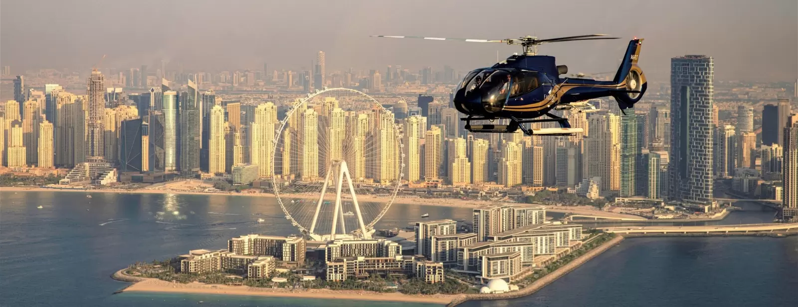 Shared Helicopter Tour in Dubai by Falcon Aviation