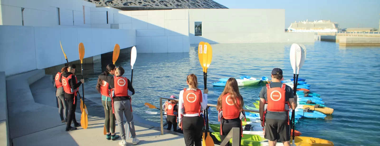 Guided Kayak Tour at Louvre Abu Dhabi