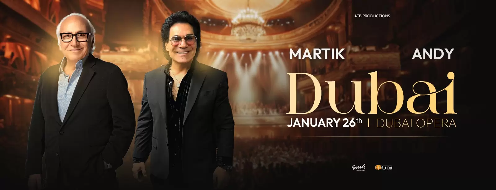 Martik and Andy at Dubai Opera