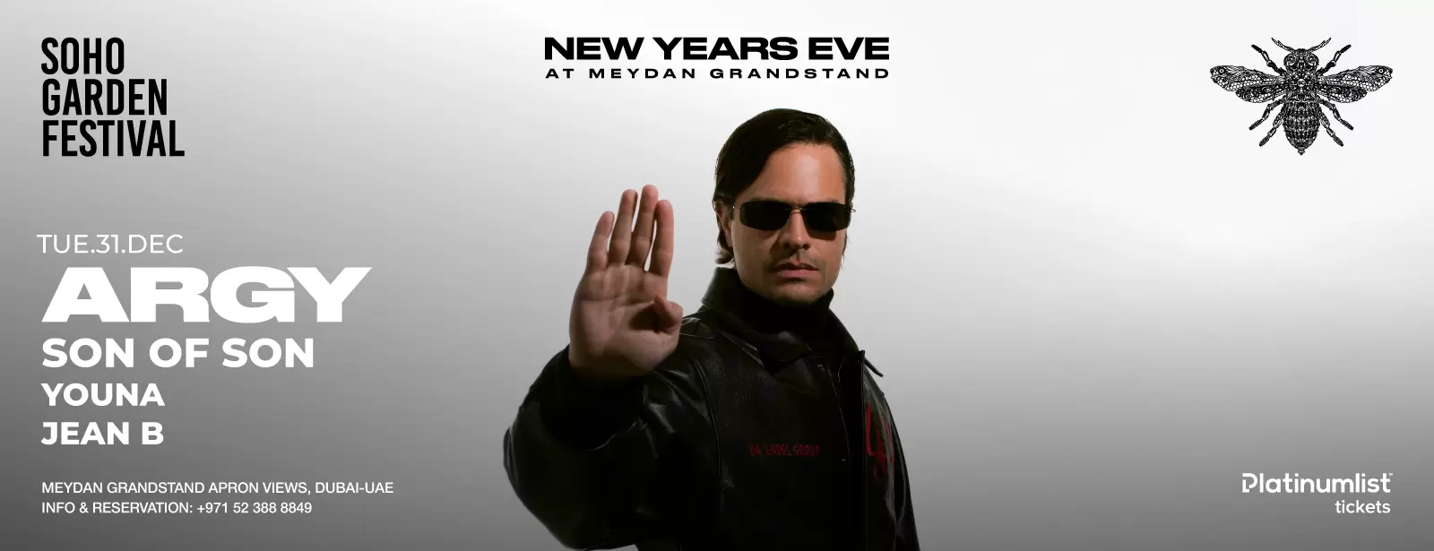 ARGY on NYE at Soho Garden Festival - Meydan Grandstand, Dubai