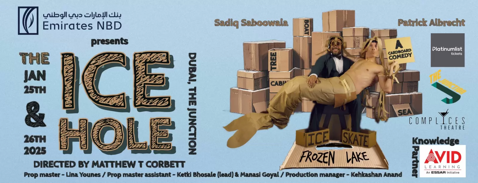 "The Ice Hole" - A Cardboard Comedy at The Junction, Dubai