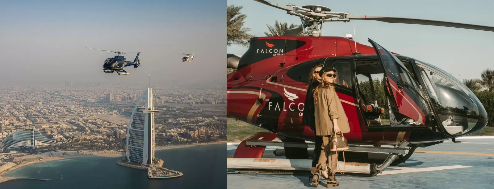 Shared Helicopter Tour in Dubai by Falcon Aviation