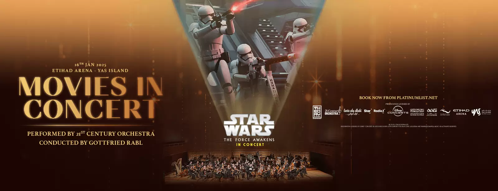 Star Wars: The Force Awakens in Concert at Etihad Arena in Abu Dhabi