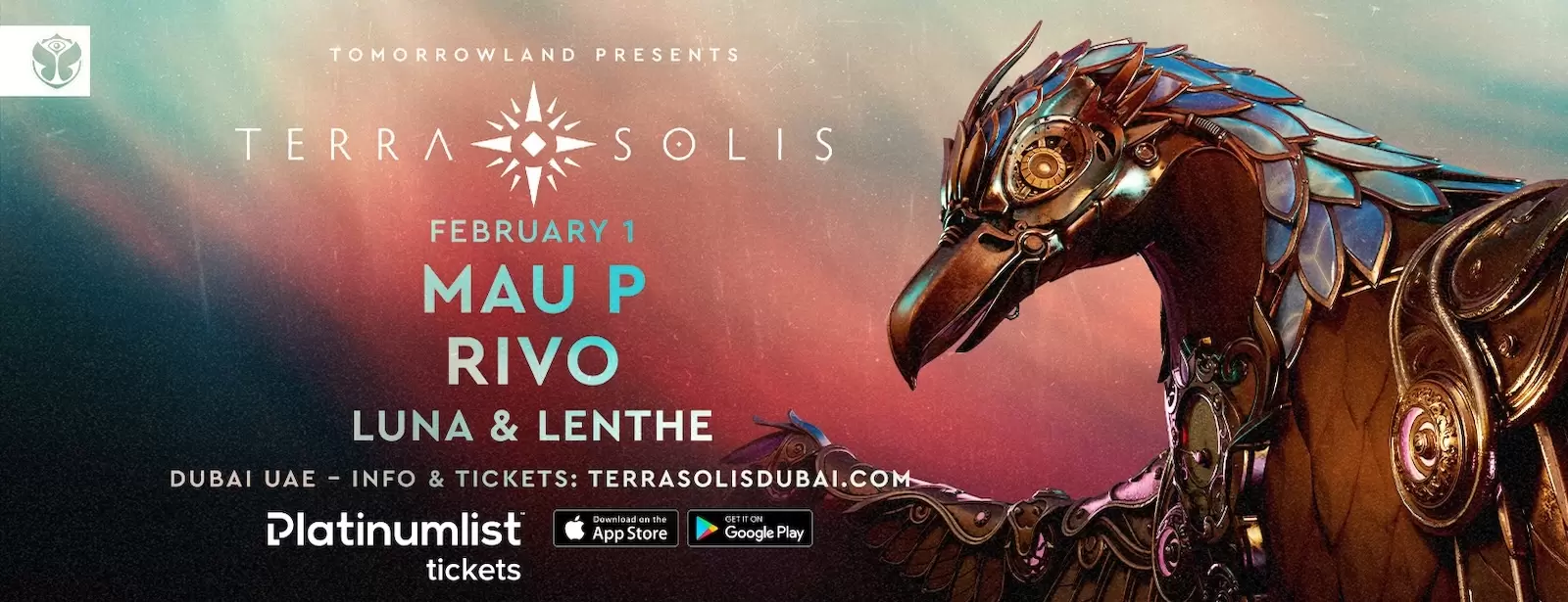 Tomorrowland presents Mau P & Rivo at Terra Solis Dubai