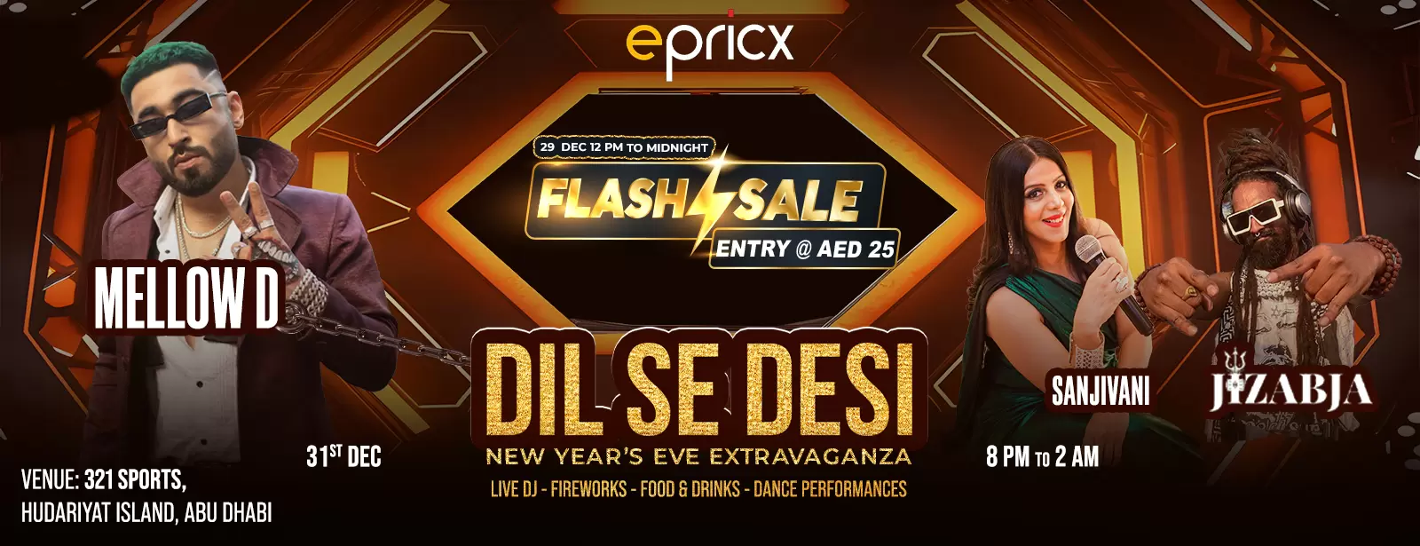 Dil Se DESI: New Year’s Eve Extravaganza