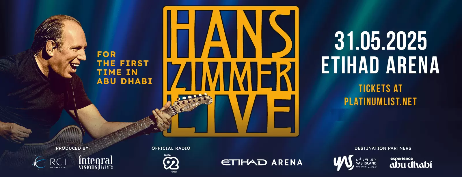 Hans Zimmer Live at Etihad Arena in Abu Dhabi
