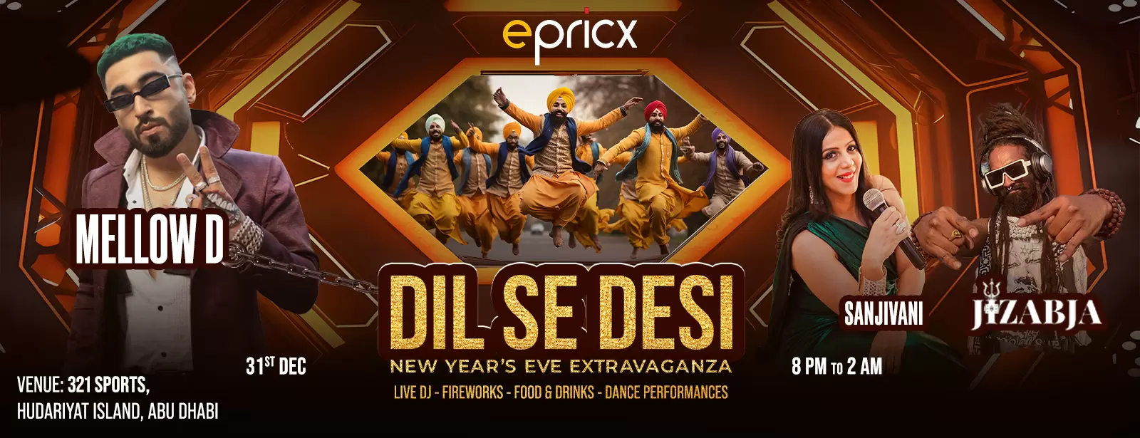 Dil Se DESI: New Year’s Eve Extravaganza