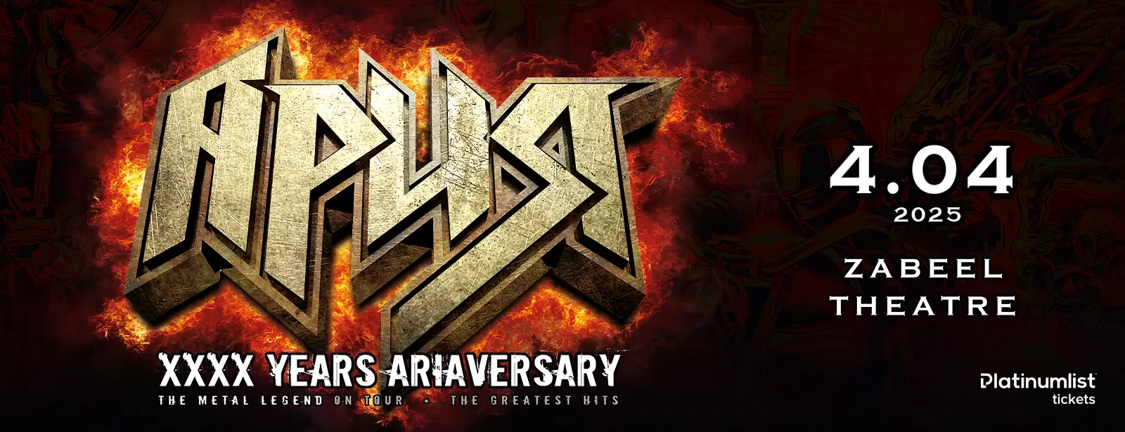 Aria / Ария live at Zabeel Theatre in Dubai