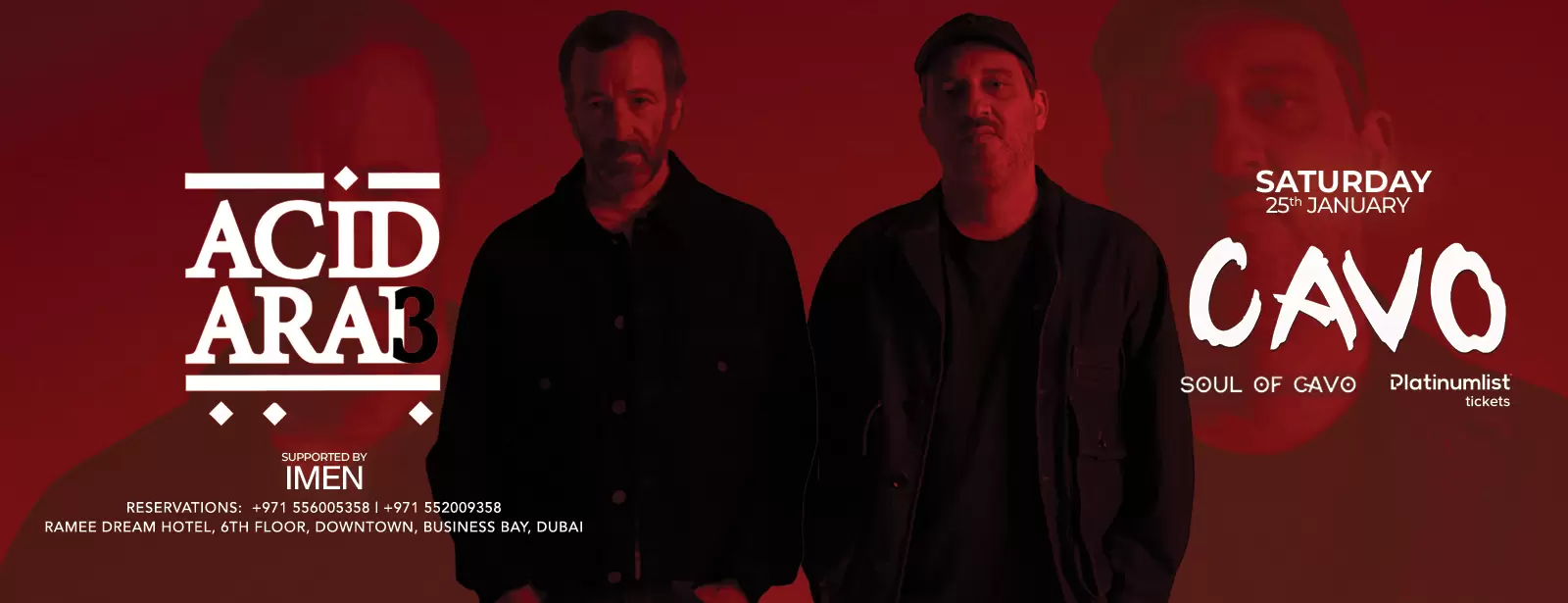 Soul of Cavo Presents Acid Arab Live in Dubai