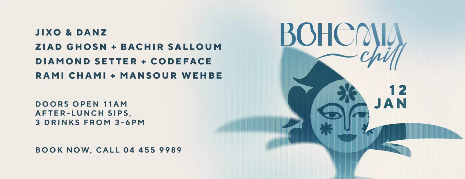 Bohemia Chill with Jixo & Danz, Diamond Setter, Bachir Salloum, Rami Chami B2B Mansour Wehbe
